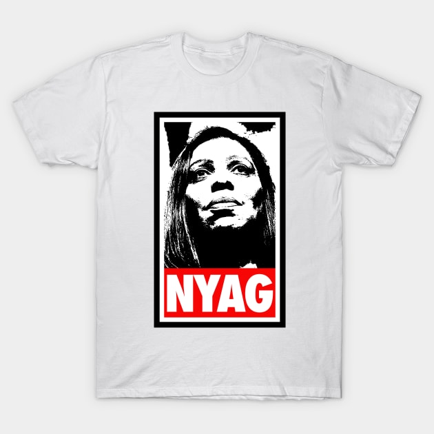 Letitia James - Tish James - NYAG T-Shirt by Tainted